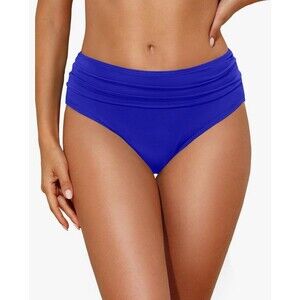 Tempt Me Women Mid Rise Bikini Bottoms Full Coverage Swimsuit